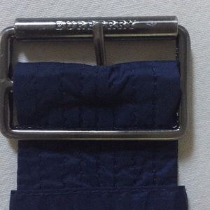 Burberry Navy Blue Coat Belt